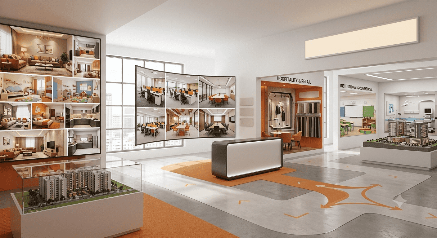Modern Corporate Office Interiors by Commercial Interior Designers in Chennai Modern Corporate Office and Workspace Architecture by Commercial Interior Designers in Chennai